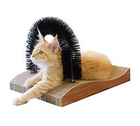 FUKUMARU Toiletteur automatique pour chat, version 2.0, griffoir pour le visage avec grattoir, brosse de massage du dos pour chats et chatons d'intérieur et de petit chien