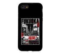 Fukuoka Japan Ramen Affiche Illustration Paysage Urbain Coque pour iPhone SE (2020) / 7/8