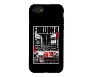 Fukuoka Japan Ramen Affiche Illustration Paysage Urbain Coque pour iPhone SE (2020) / 7/8