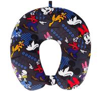 Ful Disney Mickey Mouse and Friends Oreiller de Nuque de Voyage Minnie Mouse pour Avion, Voiture et Bureau, Confortable et Respirant, Noir