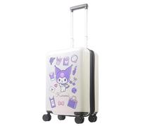 FUL Sanrio Kuromi and My Melody Valise Rigide à roulettes Blanc 57 cm