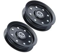 FULAIGE Lot de 2 poulies de renvoi plates 30224 pour Dixie Chopper 30224, poulie de renvoi rotative 9891 pour Dixie Chopper X2400, LX200, LT2700, 106,7 cm, 127 cm, 152,4 cm et 185,4 cm Plateaux en cm