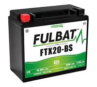 Fulbat - Batterie Fulbat GEL SLA FTX20-BS GEL 12V 18AH 270 AMPS 175x87x155 + Gauche