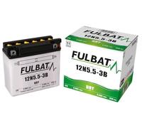 Fulbat - Batterie moto 12N5.5-3B 12V / 5.5Ah