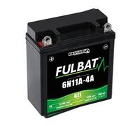 FULBAT BATTERIE MOTO FULBAT GEL 6N11A-4AF (6N11-4A) 6V 11.6AH 90A