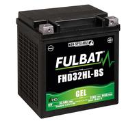 Fulbat FitHD FHD32HL-BS Batterie Moto GEL 12V 33,6Ah 445A - Batterie Sans Entretien Haute Capacité pour Moto, Quad, Scooter, Jet Ski, Motoneige - Résistante aux Vibrations, Compatible Temps Froid