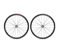 Fulcrum E-racing 4 28´´ Disc Tubeless Gravel Wheel Set Argenté 12 x 100 / 12 x 142 mm / Shimano/Sram HG Black