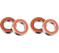 Fulcrum Bearings 4 Units Argenté 30 x 17 x 7 mm Red