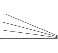Fulcrum Rayons de rechange Racing 3 à partir du modèle 2013 noir HR links