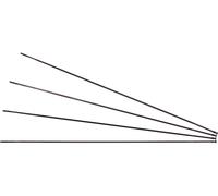 Fulcrum Rayons de rechange Racing 3 à partir du modèle 2013 noir VR