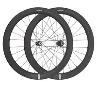 Fulcrum Set de Roues en Carbone Speed 57 Disc Center Lock noir 28" Satz (VR 12x100 + HR 12x142) Campa N3W