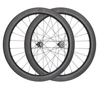 Fulcrum Set de Roues en Carbone Wind 57 Disc Center Lock noir 28" Satz (VR 12x100 + HR 12x142) Shimano