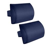 Fulenyi 2 pièces Oreiller de Chaise Longue Coussin Repose Tete Appuie-Tête de Chaise Longue Bain de Soleil Coussin Oreiller avec Élastique Réglable pour Chaise Longue de Jardin, Coussin de Voyage