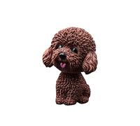 Fulenyi Auto Aimable Chien Figurine Bouge la Tête Wobble Head Hocher Tête Jouet Tableau de Bord Décoration Chien en Hochant Tête Intérieur de Voiture Décoration