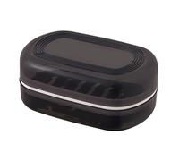 Fulenyi Boîte à Savon, Porte-Savon avec Couvercle | Étui à Porte-Savon Polyvalent | Porte-Savon Backpackking avec Couche drainante Amovible pour Les Voyages d'affaires, Le Camping, Les Voyages, Le