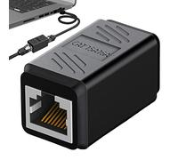 Fulenyi Connecteur RJ45 | coupleur RJ45 Femelle vers Femelle | Connecteur Cat6 Cat5e RJ45, fiche réseau UTP pour Fil Plein et câble Standard
