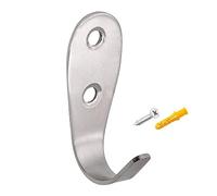 Fulenyi Crochet mural Heavy Duty, support mural pour sac à dos, crochet pour serviette, clés et plus encore pour salon, carreaux céramique, toilettes, cuisine en Acier inoxydable 100%