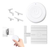 Fulenyi Éteignez l'artefact des lumières, bouton-poussoir sans fil - Lumière télécommandée sans fil | Bouton poussoir intelligent bouton d'éclairage automatique pour lumières à bascule