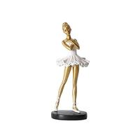 Fulenyi Figurine de Ballerine en Résine pour Petits Métiers, Ballet Dancer Statue Figurine de Ballerine de Danse, Belle Danseuse Statue Décoration de La Maison