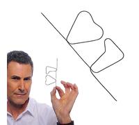 Fulenyi Fil Fer en métal à mémoire - Jouet Magique à Fil à mémoire Forme à Haute température | Jouet éducatif Memory Wire Magician Trick Toy pour Les fêtes et Les Performances