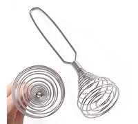 Fulenyi Fouet avec à ressort | Batteur manuel Eggbeater - cuisine pour mélanger la sauce épaisse, fouet en parfait en acier inoxydable pour la cuisson et la cuisson