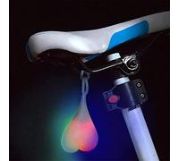 Fulenyi Heart-Shaped Lumière Silicone Boules Vélo Vélo Feu Arrière LED Feux De Détresse Nuit Étanche Location Siège Lampe Oeuf