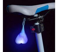 Fulenyi Heart-Shaped Lumière Silicone Boules Vélo Vélo Feu Arrière LED Feux De Détresse Nuit Étanche Location Siège Lampe Oeuf