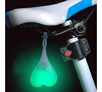 Fulenyi Heart-Shaped Lumière Silicone Boules Vélo Vélo Feu Arrière LED Feux De Détresse Nuit Étanche Location Siège Lampe Oeuf