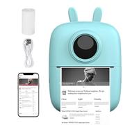 Fulenyi imprimante Thermique, 1000 mAh Compatible | Machine à Autocollants avec 1 Rouleau de Papier, étiqueteuse pour listes de tâches, Journal, Notes d'étude