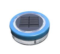 Fulenyi Lumière de Piscine Solaire Flottant Eclairage LED Lumière Bleue Étanche Boule Lampe Solaire pour Bassin Jardin, Piscine, Etang, Plein Air, Décoration de Fête