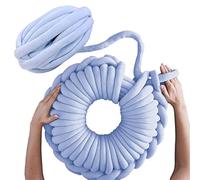 Fulenyi Pelote Laine Grosse Maille Tricot de Bras Super volumineux ROVING Couverture tricotée Fils Chunky Fils Super épais for Tricoter Crochet Tapis Chapeaux 250g Grosse Laine à Tricoter à La ain