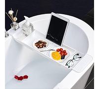 Fulenyi Planche de Baignoire. Plateau de Bain Extensible. Accessoires de Salle de Bain