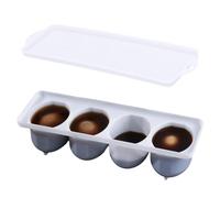Fulenyi Récipient à œufs marinés, boîte de Fabrication d'œufs à la Coque | Boîte à œufs braisés Récipients de trempage des œufs,Gadgets de Cuisine et Accessoires de Cuisine avec Fond surélevé pour