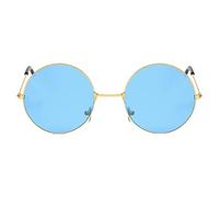 Fulenyi Soleil 70 - Soleil Rondes Hippie dans Le Style des années 60 | Soleil colorées pour Hommes et Femmes