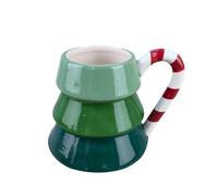 Fulenyi Tasse à café de Noël | Coupe de Noël en Forme Unique - Tasse à café de nouveauté, Tasse de de Noël en céramique, Tasses Mignonnes Cadeau de Vacances et d'anniversaire