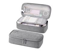 Fulenyi Trousse Pliable Grande Capacité,Trousse Scolaire,Trousse à Crayons Zippée en Tissu Oxford,Trousse à Crayons Portable pour Le Bureau,pour Collège étudiants Fille Garçon Adolescent