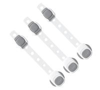 Fulenyi Verrous d'armoire à l'épreuve des | Verrou réglable pour fenêtre de réfrigérateur - Housse de sécurité enfant pour fenêtre, ancrages de meubles avec adhésif pour meubles, cuisine,