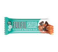 FULFIL - Barre Protéinée avec Vitamines - saveur Chocolat & Caramel Salé - Barre fonctionnelle et gourmande - Facile à Emporter - 15 Barres de 40g