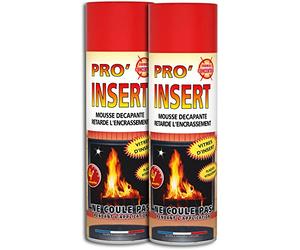 Fulgator - Entretien Feux - Pro Insert - Super Nettoyant Vitres Insert et Plaques Vitroceram - 500 ml - Lot de 2