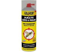FULGATOR - Insecticide HALTE Guêpes & Frelons - Spécial Nids et Gros Insectes dangereux : guêpes, frelons, frelons asiatiques - Capable de détruire 1 nid entier - Fabriqué en France - 500mL