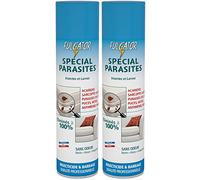 FULGATOR - Insecticide ""Spécial Parasites"" actif sur Gale, Acariens, Punaises de lit, Poux, Puces, Mites,... Sans odeur - 400 ml