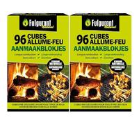 Fulgurant - Cubes Allume-Feu, 96 pièces (Lot de 2)
