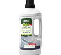 Fulgurant - Nettoyant Pierres et Béton, Ecocert 100% naturel, Nettoie, Dégraisse, Restaure et uniformise l'aspect satiné des murs, sols et plans de travail, 1L