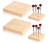 FULHANY 2 Pièces FléChettes Mural - Support De FléChettes - FléChette Support en Bois - Accessoires pour Tout Type De Planche pour Garder Vos FléChettes Bien OrganiséEs Et Facilement Accessibles