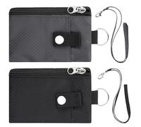 FULHANY 2 PièCes Pochette Tour De Cou,Porte Passeport Voyage Famille,Pochette De Cou ProtéGéE par RFID, Portefeuille De Voyage Unisexe Antivol (Peut Contenir Un Passeport Et des Cartes De CréDit)