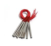 FULIMEI 10 pièces 12.5mm 140~160mm 201SUS tuyau de chauffage électrique 110/220/380V cartouche chauffante tubulaire 440/450/470/480/500W pièce de résistance (Size : 380V, Color : 500W 12.5x160mm(D