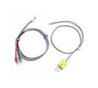 FULIMEI Ligne de mesure la température des fibres Thermocouple exposé type K, détection du four à céramiques 1000 degrés, 1 pièce(Solder Joint 5M)