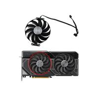 FULIMEI Original nouveau T129215BU 6PIN RTX4070 SUPER Compatible for ASUS GeForce RTX 4070 12GB double OC ventilateur de refroidissement carte graphique(A-Fan)