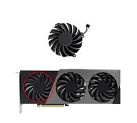 FULIMEI Refroidisseur SUPER GPU Rtx4070, 85MM, CF-12910S CF-12915S, Compatible avec Inno3d RTX 4070Ti 4070 4060Ti X3 OC, ventilateur de refroidissement carte graphique(A-Fan)