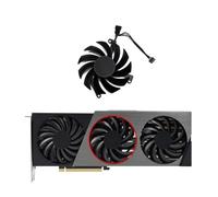 FULIMEI Refroidisseur SUPER GPU Rtx4070, 85MM, CF-12910S CF-12915S, Compatible avec Inno3d RTX 4070Ti 4070 4060Ti X3 OC, ventilateur de refroidissement carte graphique(B-Fan)